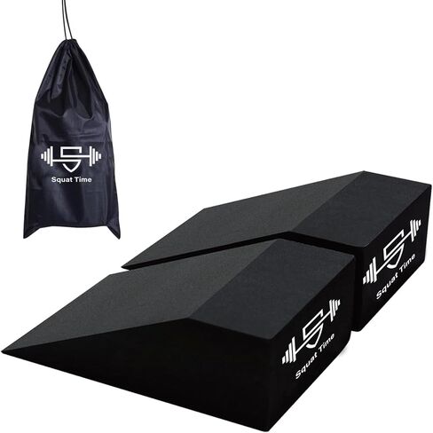 SQUAT TIME Rubber Squat Wedge Block Feet - Enhance Your Workout Stability and Comfort in Saudi Arabia