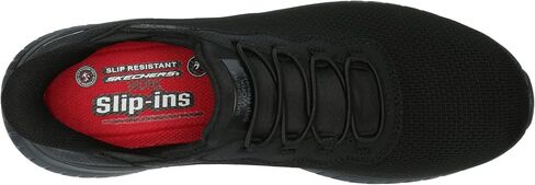 Skechers Women's Work Hands Free Slip Ins Squad Chaos Sr-Jasul Food Service Shoe in Saudi Arabia