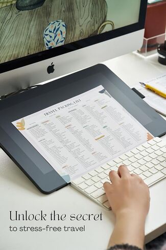 Travel Packing List | 8" x 11" Notepad | 40 Thick Pages | Comprehensive Checklist Memo Pad | Updated in 2023 in Saudi Arabia