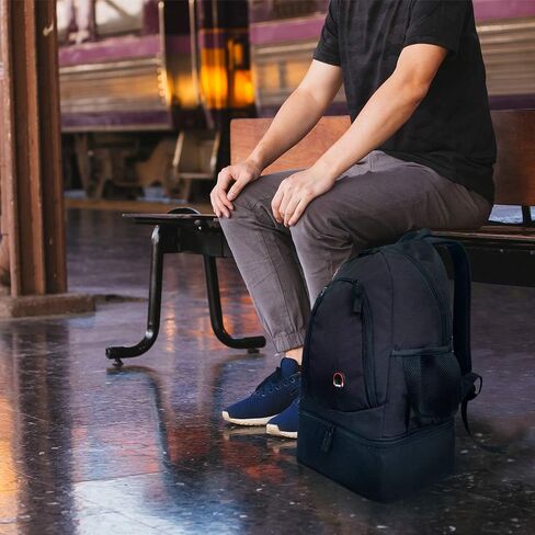 حقيبة ظهر كارو جيم مع حجرة للأحذية، حقيبة عصرية مقاومة للماء للنساء والرجال والصالة الرياضية واليوجا والرياضة الخارجية والمشي لمسافات طويلة في المدرسة in Kuwait