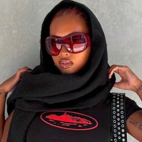 BOTEN Trendy Oversized Sunglasses For Women Men, Big Tinted Funky Wrap Around Sunglasses Apres Ski Shield Cool Shades in Saudi Arabia