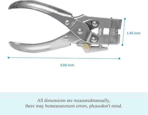 حلقات معدنية BRT Bearingshui مقاس 3/16 بوصة 300 قطعة مع كماشة ثقب العيينة للنسيج والجلود والأحزمة والقماش والأحذية والحقائب واللوازم الحرفية in Kuwait