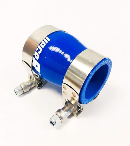 Upgr8 Universal 4-Ply High Performance 1.5" to 2" Straight Reducer Coupler Silicone Hose 38mm to 51mm + T Bolt Clamp (1.5"-2" Blue) in Saudi Arabia