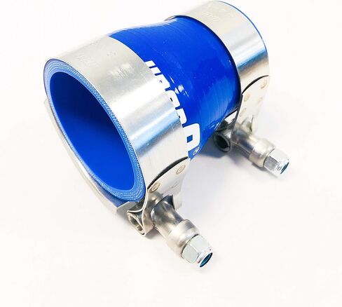 Upgr8 Universal 4-Ply High Performance 1.5" to 2" Straight Reducer Coupler Silicone Hose 38mm to 51mm + T Bolt Clamp (1.5"-2" Blue) in Saudi Arabia