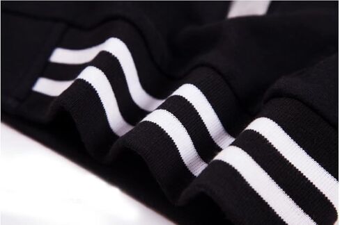 جاكيت رجالي من Babyhealthy ذو قلنسوة مطبوع عليه حروف كلاسيكية سترة بيسبول منفوخة in Kuwait