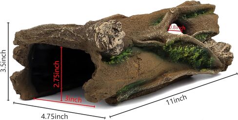 ديكور تررم لحاء حوض السمك من جيهاكوا، سحلية، ثعبان أو زواحف، سحلية، عنكبوت وحوض سمك كهف إخفاء (لحاء متوسط ​​ب) in Kuwait