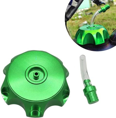 ZBGUN 1 PC Car Hexagonal Gas Fuel Tank Cap Ventilation Pipe, CNC Alloy Fuel Tank Cap with Breathing Valve, Universal for 50cc 70cc 90cc 110cc 125cc 140cc 150cc 160cc Pit Dirt Motor Bike (Black) in Saudi Arabia