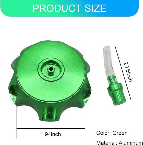 ZBGUN 1 PC Car Hexagonal Gas Fuel Tank Cap Ventilation Pipe, CNC Alloy Fuel Tank Cap with Breathing Valve, Universal for 50cc 70cc 90cc 110cc 125cc 140cc 150cc 160cc Pit Dirt Motor Bike (Black) in Saudi Arabia