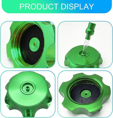 ZBGUN 1 PC Car Hexagonal Gas Fuel Tank Cap Ventilation Pipe, CNC Alloy Fuel Tank Cap with Breathing Valve, Universal for 50cc 70cc 90cc 110cc 125cc 140cc 150cc 160cc Pit Dirt Motor Bike (Black) in Saudi Arabia