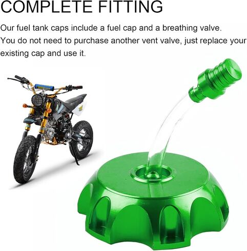 ZBGUN 1 PC Car Hexagonal Gas Fuel Tank Cap Ventilation Pipe, CNC Alloy Fuel Tank Cap with Breathing Valve, Universal for 50cc 70cc 90cc 110cc 125cc 140cc 150cc 160cc Pit Dirt Motor Bike (Black) in Saudi Arabia