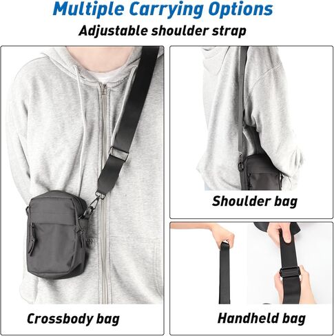 حقيبة رياضية مغناطيسية - حقيبة صدر مريحة وأنيقة للصالة الرياضية والسفر والعمل والرياضة | حافظ على أغراضك آمنة باستخدام المرفق المغناطيسي in Kuwait