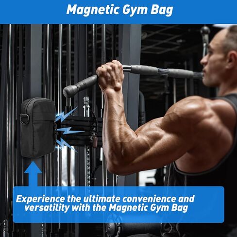 حقيبة رياضية مغناطيسية - حقيبة صدر مريحة وأنيقة للصالة الرياضية والسفر والعمل والرياضة | حافظ على أغراضك آمنة باستخدام المرفق المغناطيسي in Kuwait
