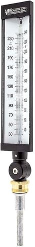 PIC Gauges WGTC Thermometer AS5H942AL 9" Scale, 3-1/2" Stem Length, 30/240° F Temperature Range Blue Spirit Filled Industrial Thermometer with Aluminum Case and Adjustable Angle Stem in Saudi Arabia