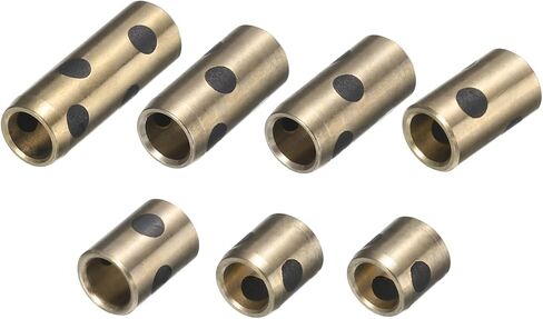 MECCANIXITY Sleeve Bearings 14mm/0.55" Bore,20mm/0.79" OD,Wrapped Oilless Bushings Brass Graphite,JDB Oilless Graphite Lubricating Brass Bearing Bushing Sleeve 1 Set（5pcs) in Saudi Arabia