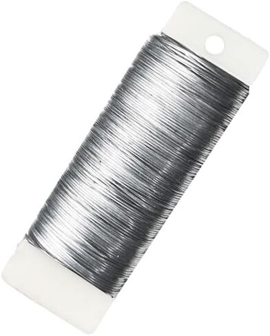 Helonge Floral Wire 22 Gauge, Silver 3 Pcs Flexible and Sturdy Wire for Floral Arrangements and DIY Crafts in Saudi Arabia