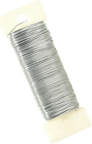 Helonge Floral Wire 22 Gauge, Silver 3 Pcs Flexible and Sturdy Wire for Floral Arrangements and DIY Crafts in Saudi Arabia