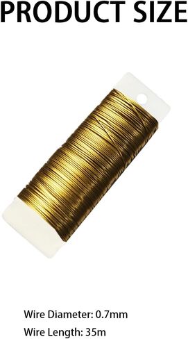 Helonge Floral Wire 22 Gauge, Silver 3 Pcs Flexible and Sturdy Wire for Floral Arrangements and DIY Crafts in Saudi Arabia