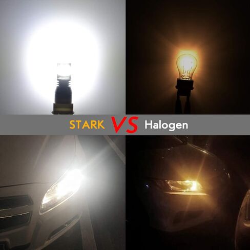 ستارك بروجكتور LED لمبة 1157 LED شريحة قلاب عالية الطاقة تناسب BAY15D 7528 2357 2057 للأضواء الاحتياطية والأضواء العكسية ضوء الذيل 6000K أبيض (ترقية، حزمة من 2) in Kuwait