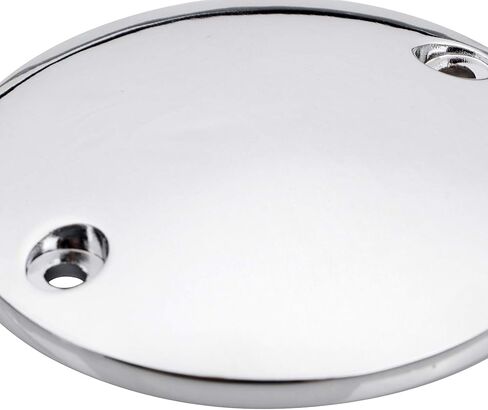XMMT 2-Hole Aluminum Ignition Engine Timing Points Cover for Harley Big Twin Sportster 883, Chrome in Saudi Arabia