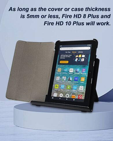 15W Wireless Charging Dock Design for Fire HD 8 Plus(2022 & 2020 Releases) & Fire HD 10 Plus (2021 Releases) in Kuwait