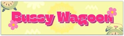 Bussy Wagon - Vinyl Bumper Sticker [01394] in Saudi Arabia