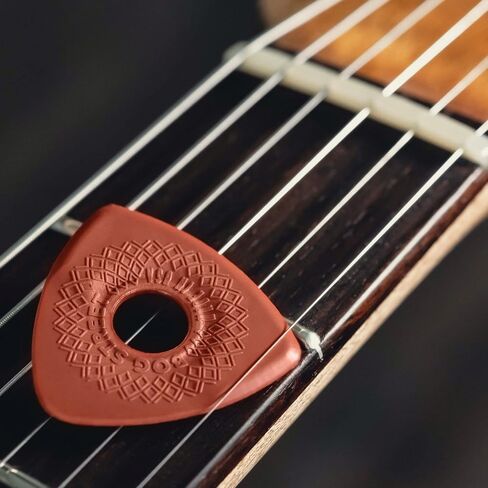 Bog Street AXE CUT Guitar Picks, Medium, Electric Guitar and Acoustic Guitar Picks, Red (6-Pack) in Kuwait