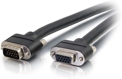 Legrand - C2G VGA Video Extension Cable, 25 Foot In-Wall VGA Cable, CMG-Rated VGA Male to Female Extension Cord, 1 Count, C2G 50240 in Kuwait