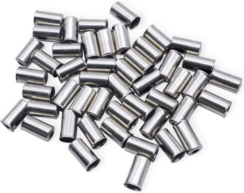 KEYWELL 50pcs/100pcs Bike Jagwire 5mm Metal Brake Cable Housing Ferrule End Caps for MTB Road Bicycle Accessory Part Replacement in Saudi Arabia