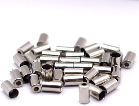 KEYWELL 50pcs/100pcs Bike Jagwire 5mm Metal Brake Cable Housing Ferrule End Caps for MTB Road Bicycle Accessory Part Replacement in Saudi Arabia