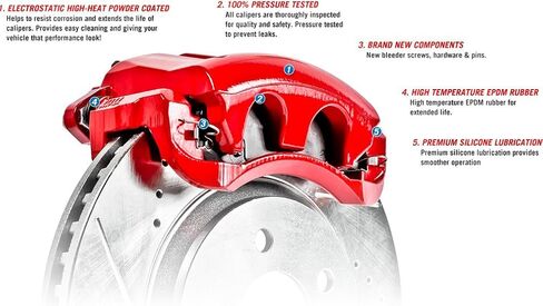 Power Stop KC6562-36 طقم فرامل للشاحنة الخلفية Z36 وفرامل السحب مع الفرجار in Saudi Arabia