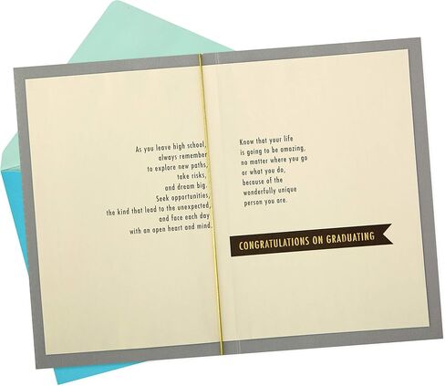 Hallmark High School Graduation Card (Your Life Is Going to Be Amazing), High School, Amazing (599GGJ4855) in Saudi Arabia