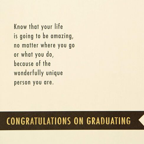 Hallmark High School Graduation Card (Your Life Is Going to Be Amazing), High School, Amazing (599GGJ4855) in Saudi Arabia