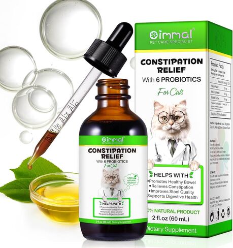 Cat Constipation Relief, 2 Fl Oz Natural Health Supplements to Help Digestion, Relief Constipation for Cat in Kuwait