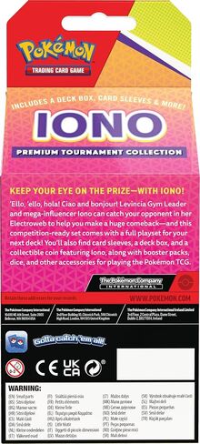 Pokémon TCG: Iono Premium Tournament Collection in Saudi Arabia