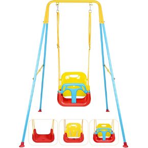 مجموعة أرجوحة من 3 في 1 ، مجموعة أرجوحة داخلية وخارجية تتأرجح مع معادن قابلة للطي من 6 أشهر إلى 10 سنوات ، من السهل تجميعها وتخزينها (غاري) in Kuwait