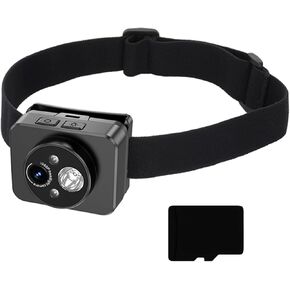 مشاهد ليلية مسجل رياضي 1080P كاميرا مثبتة على الرأس للمصابيح الأمامية للمغامرة نشاط التصوير الفوتوغرافي مثبت على الرأس in Kuwait