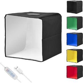Generic صندوق إضاءة صغير محمول للتصوير الفوتوغرافي مزود طاقة USB بحجم صغير وخفيف الوزن لتصوير منتجات الاستوديو in Kuwait