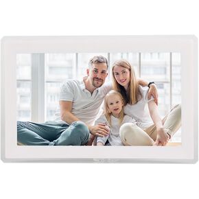 15.6 Inch Digital Picture Frame, WiFi Large Electronic Photo Frames with 1080P FHD LCD, Built in 32GB Storage, Share Photos and Videos via App (US Plug) in Saudi Arabia