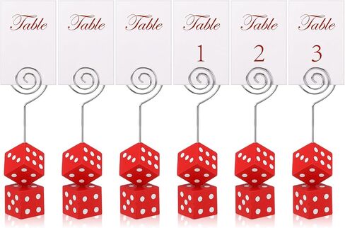 6 PCS DICE TABLE NUMBER DICE PLACE CARDALS KIT CHESS CHESS CASS CASINO CASION PLACE MOVALORS Party Supplies DEFORATION (Red Black White) in Saudi Arabia