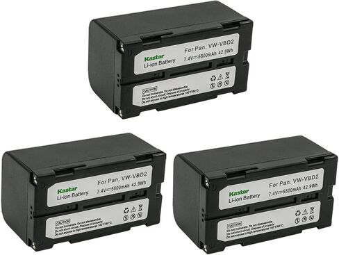 استبدال بطارية Kastar 1-Pack VW-VBD2 لسلسلة Hitachi VM-D VM-D865، VM-D865LA، VM-D873LA، VM-D875LA VM-D965، VM-D965LA، VM-D975LA، VW-VBD1، VW-VBD1/E، VW-VBD1E، VW-VBD2، فولكس فاجن-VBD2E، فولكس فاجن-VBD815 in Saudi Arabia