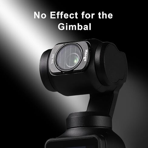 مرشح ضوء النجوم المغناطيسي Haoge لجيب DJI Osmo 3,6 نقطة متقاطعة مع ضوء النجوم وميض نجمي وتأثير متألق مرشحات عدسة متعددة المغلفة in Kuwait