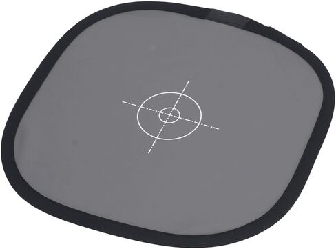 Yinhing Camera Focus Board Professional 18 Exposure Gray Reflector Double Sided Foldable White Balance Card Photography Tool for DSLR Camera Accessories PU Leather 30CM in Kuwait