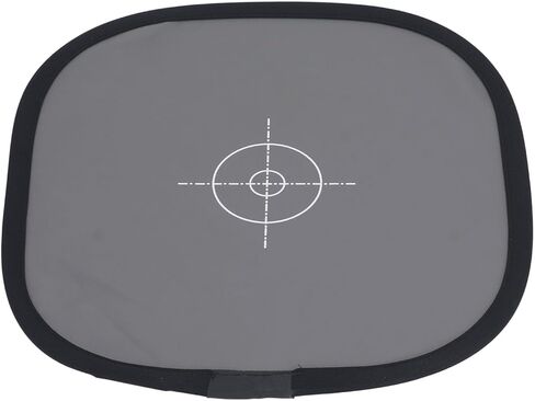 Yinhing Camera Focus Board Professional 18 Exposure Gray Reflector Double Sided Foldable White Balance Card Photography Tool for DSLR Camera Accessories PU Leather 30CM in Kuwait