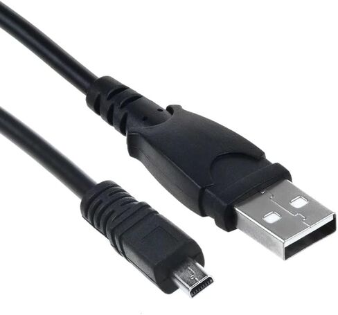متوافق 3.3ft USB مزامنة بيانات وصلة كابل استبدال لكاميرا باناسونيك Lumix DMC-FZ28 s FZ28k FZ28p in Kuwait
