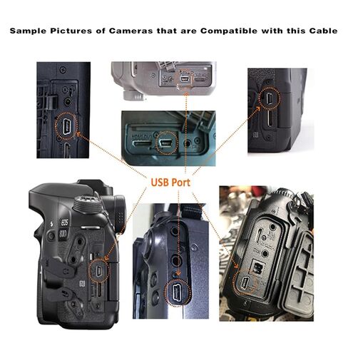 كابل نقل بيانات USB UC-E6 لكاميرات Nikon COOLPIX S3000 S3100 S3200، سلك مزامنة عالي السرعة 5 أقدام/60 بوصة، التوصيل والتشغيل in Saudi Arabia