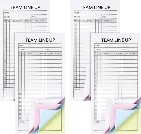 CLABBY 240 SETS 8 Packs Baseball/Softball Candup Cards Cards REACKING 4 Partless Carbonless COPIES ، 30 GAME STREAL STROUTE SCORE UP SCORE FOR GAMEDAY Essential Sport Coach ، 3.86 × 7.87 in Kuwait