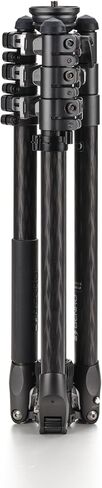 Benro Rhino CF Two Series Carbon Fiber Tripod & Monopod – 4-Section Flip-Lock Legs, Converts to 70" Monopod, Supports 44 lb Payload, Travel-Ready Support Gear (FRHN24CF) in Saudi Arabia
