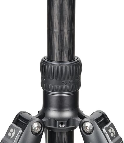 Benro Rhino CF Two Series Carbon Fiber Tripod & Monopod – 4-Section Flip-Lock Legs, Converts to 70" Monopod, Supports 44 lb Payload, Travel-Ready Support Gear (FRHN24CF) in Saudi Arabia