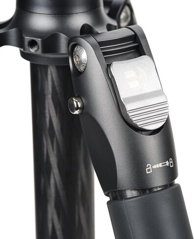 Benro Rhino CF Two Series Carbon Fiber Tripod & Monopod – 4-Section Flip-Lock Legs, Converts to 70" Monopod, Supports 44 lb Payload, Travel-Ready Support Gear (FRHN24CF) in Saudi Arabia