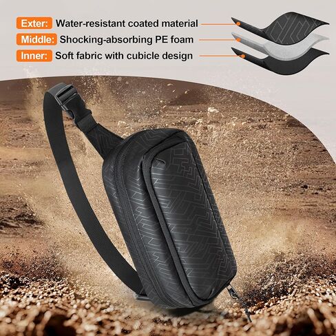 Carrying Case Compatible with DJI Osmo Pocket 3 Creator Combo Accessories, Protective Hand/Sling Storage Bag with Multi-Pockets for Travel, Outdoor in Saudi Arabia